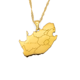 South Africa Map Necklace - KIRO UK