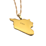 Syria Map Necklace - KIRO UK