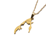 Tamil Eelam Map Necklace - KIRO UK