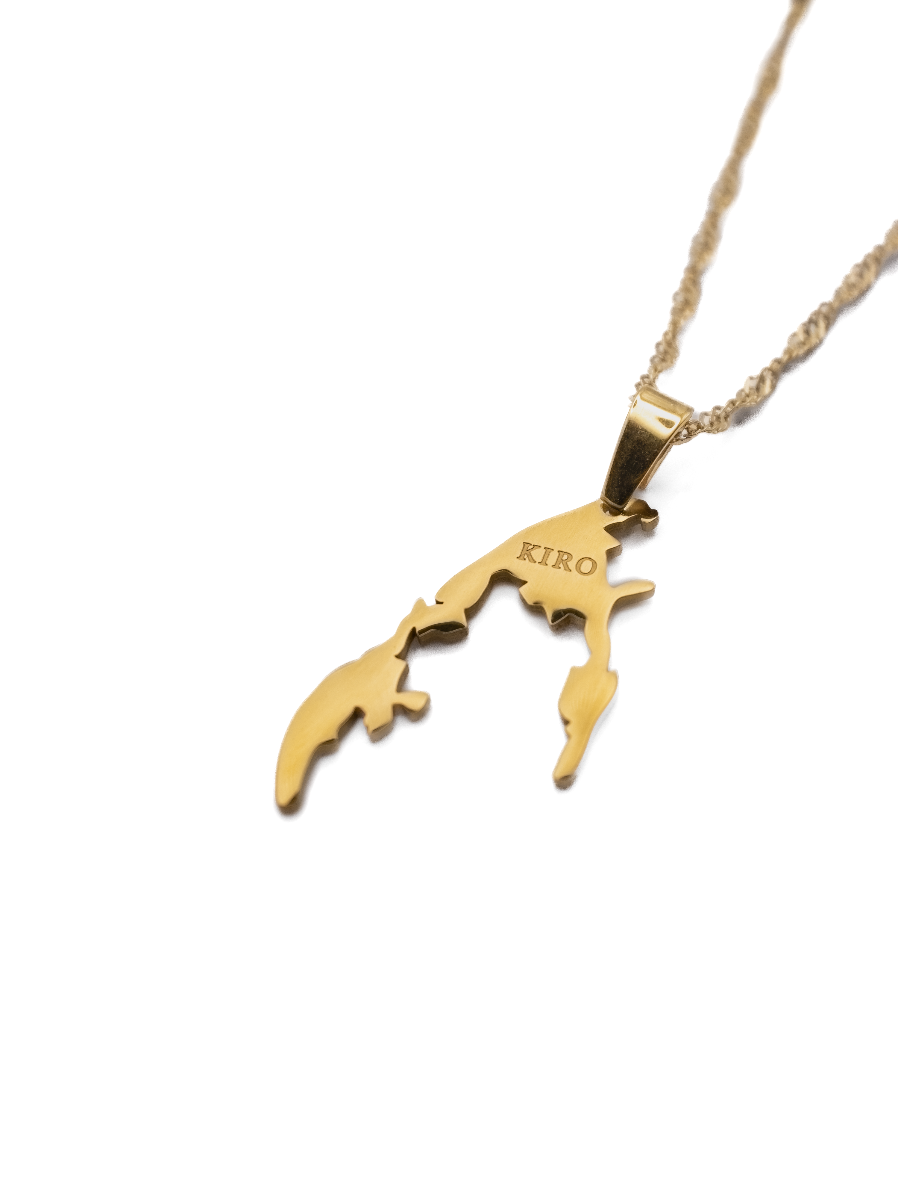 Tamil Eelam Map Necklace - KIRO UK