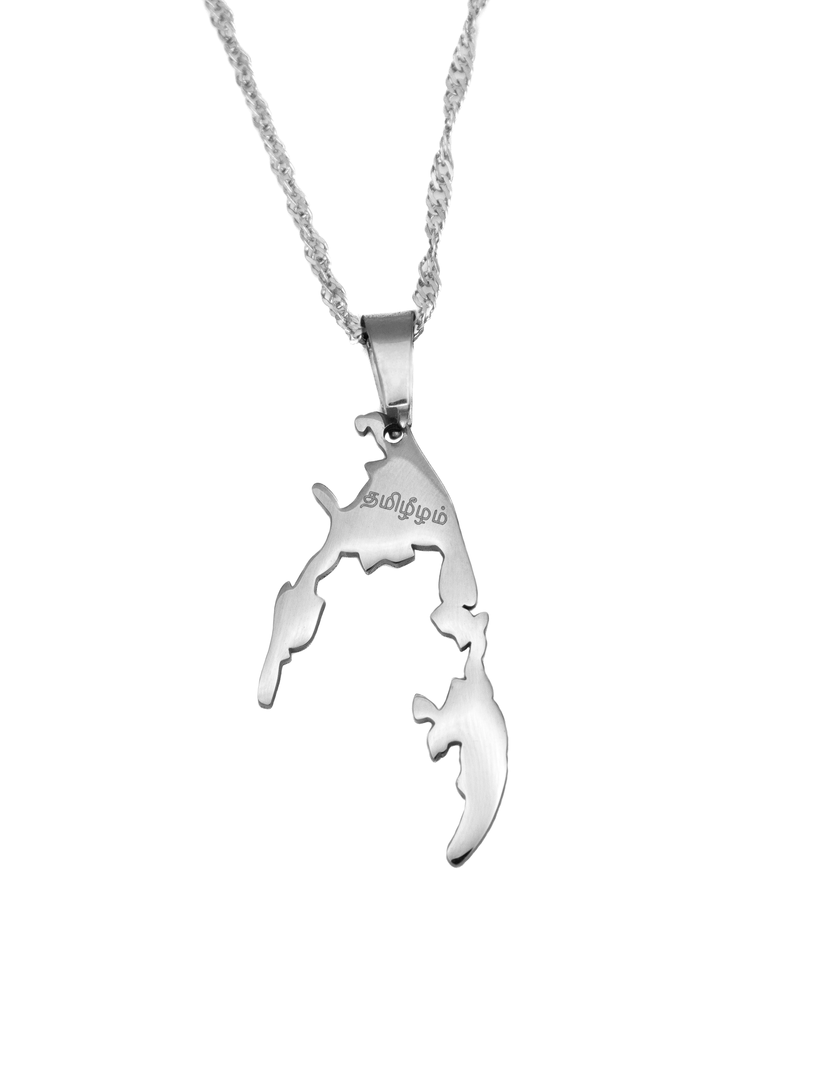 Tamil Eelam Map Necklace - KIRO UK