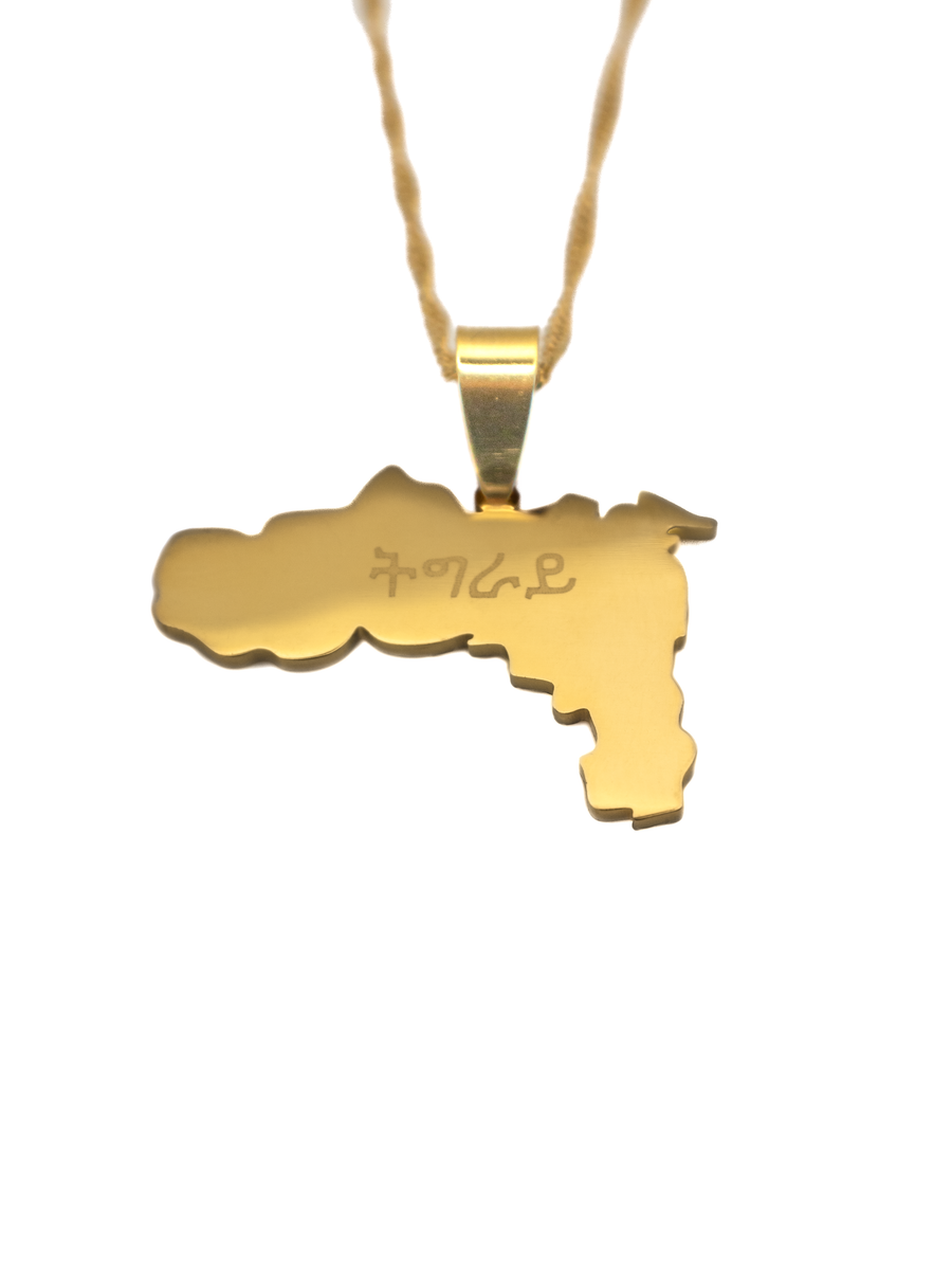 Tigray Map Necklace