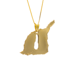Gold Plated Custom Mixed Map Necklace - KIRO UK