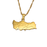 Turkey Map Necklace - KIRO UK