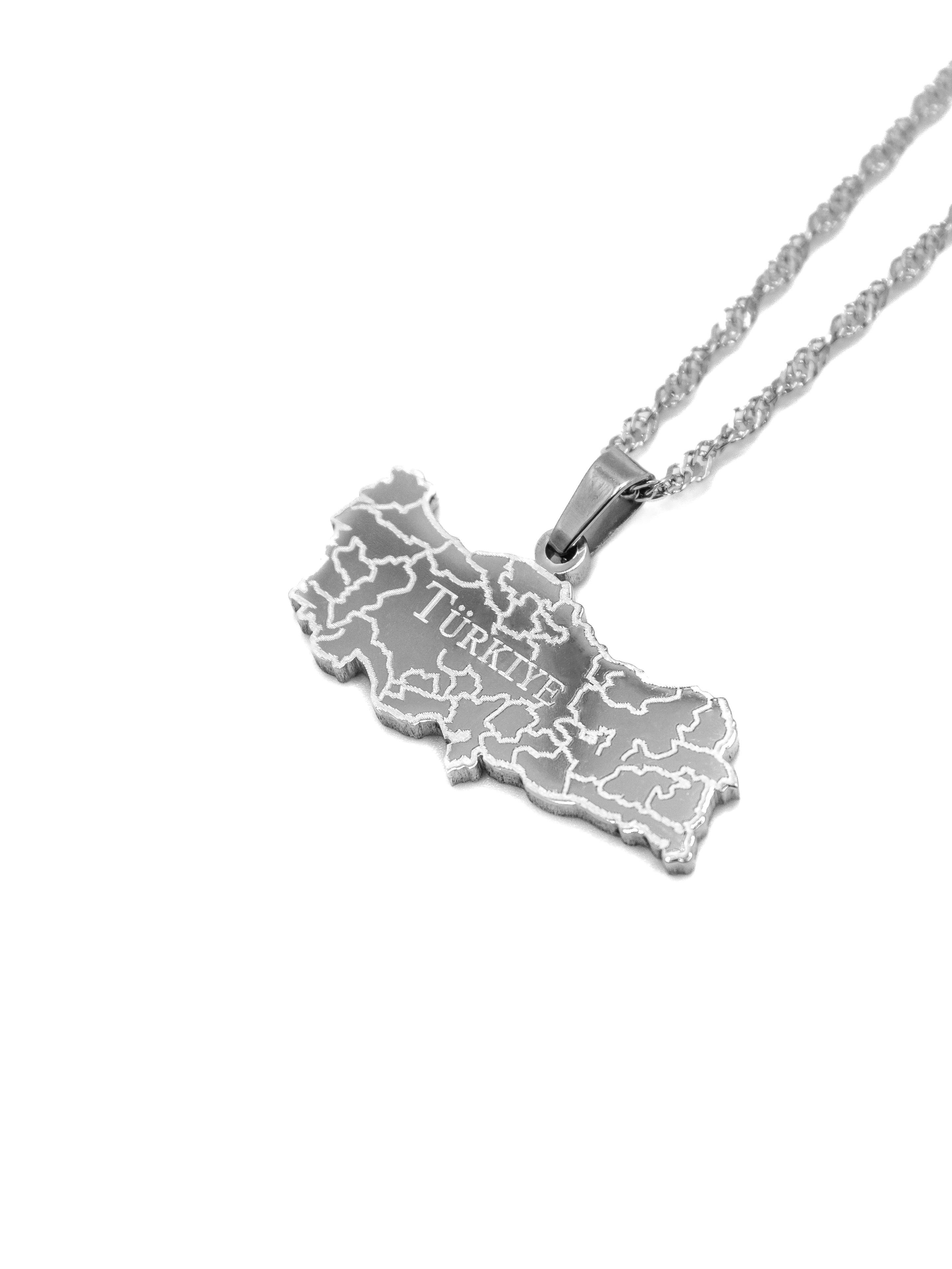 Turkey Map Necklace - KIRO UK