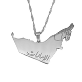 UAE Map Necklace - KIRO UK