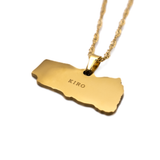Yemen Map Necklace - KIRO UK