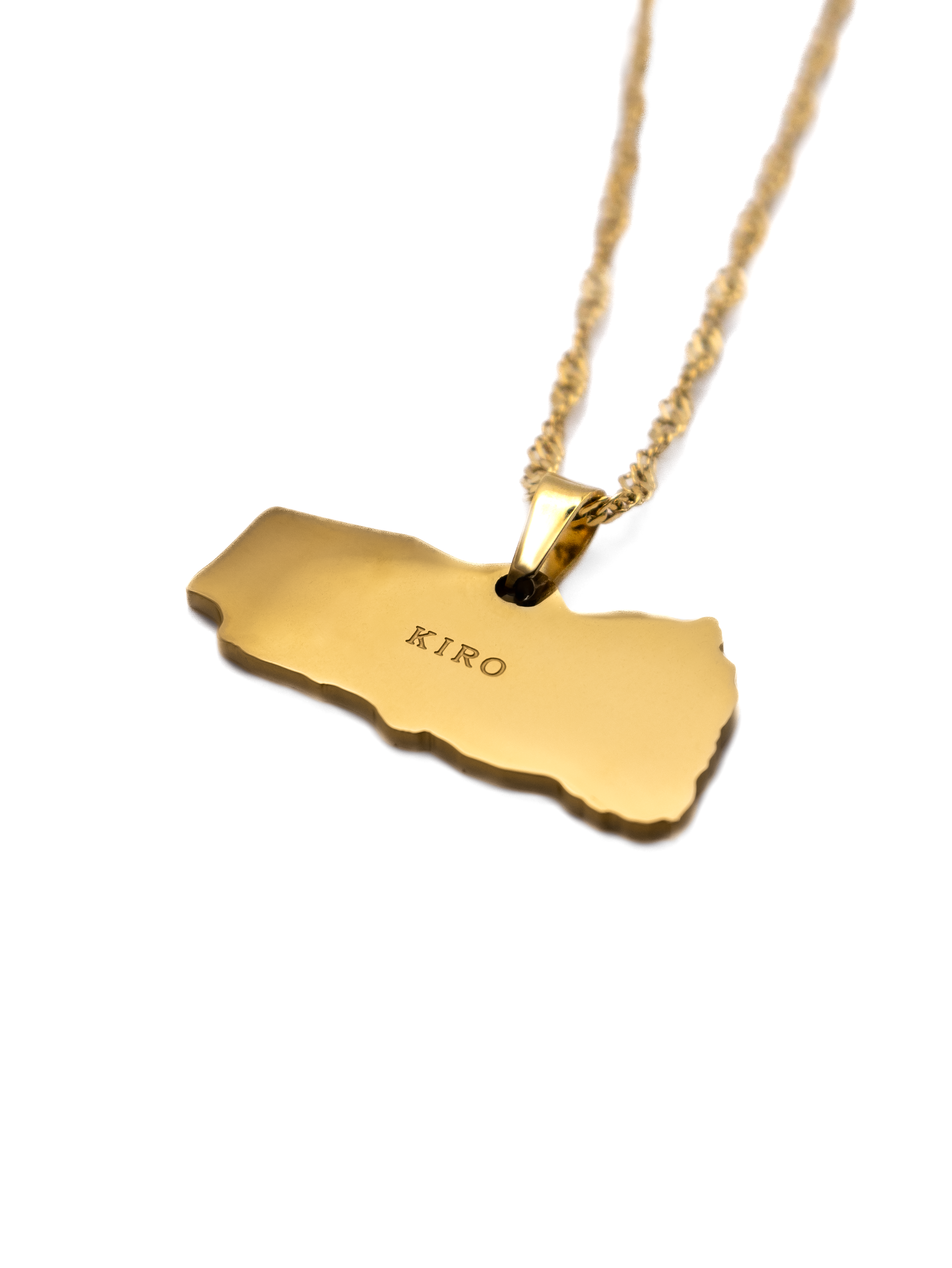 Yemen Map Necklace - KIRO UK