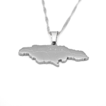 Jamaica Map Necklace - KIRO UK