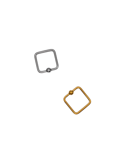 Square Septum Ring Set - KIRO UK