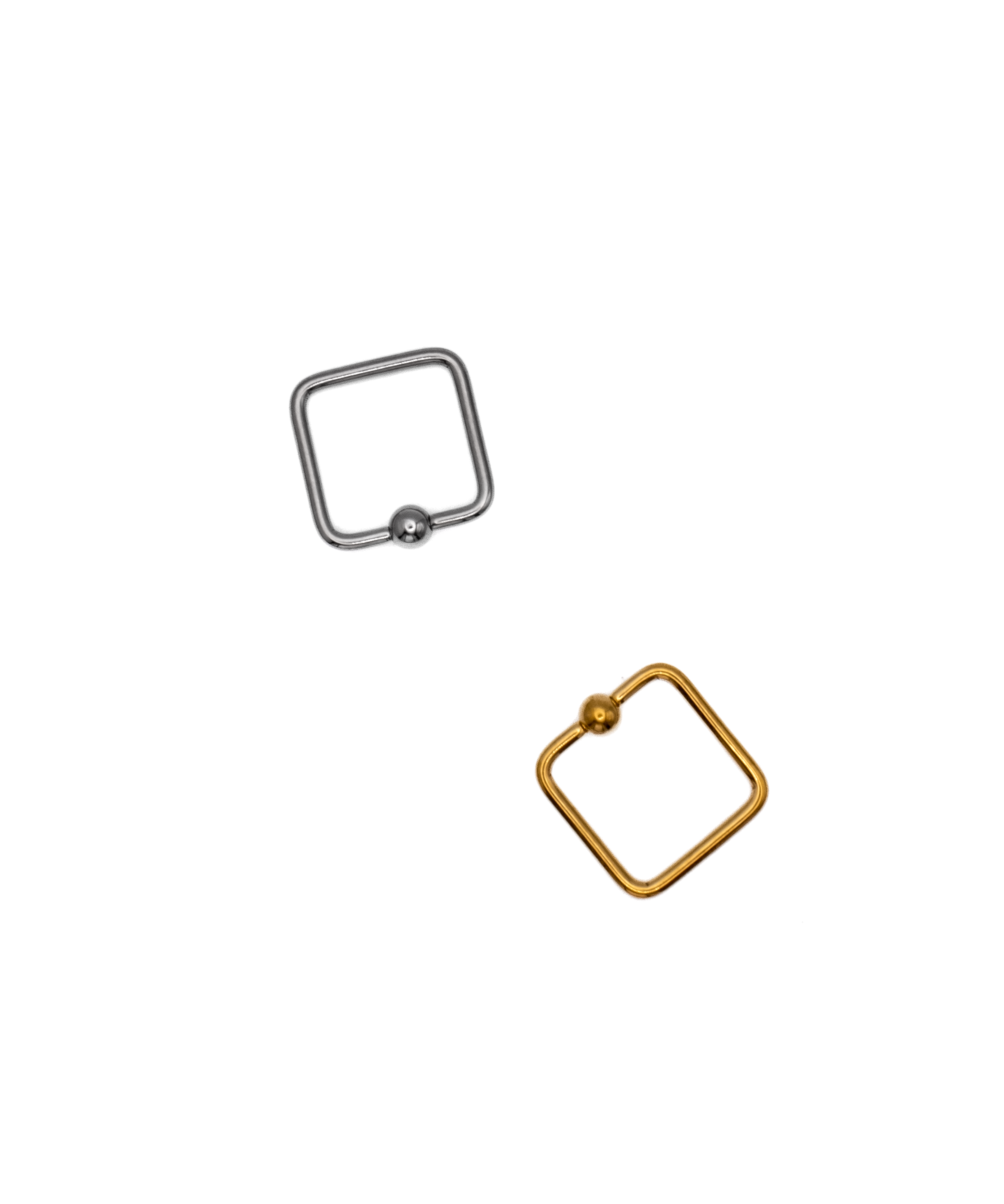Square Septum Ring Set - KIRO UK