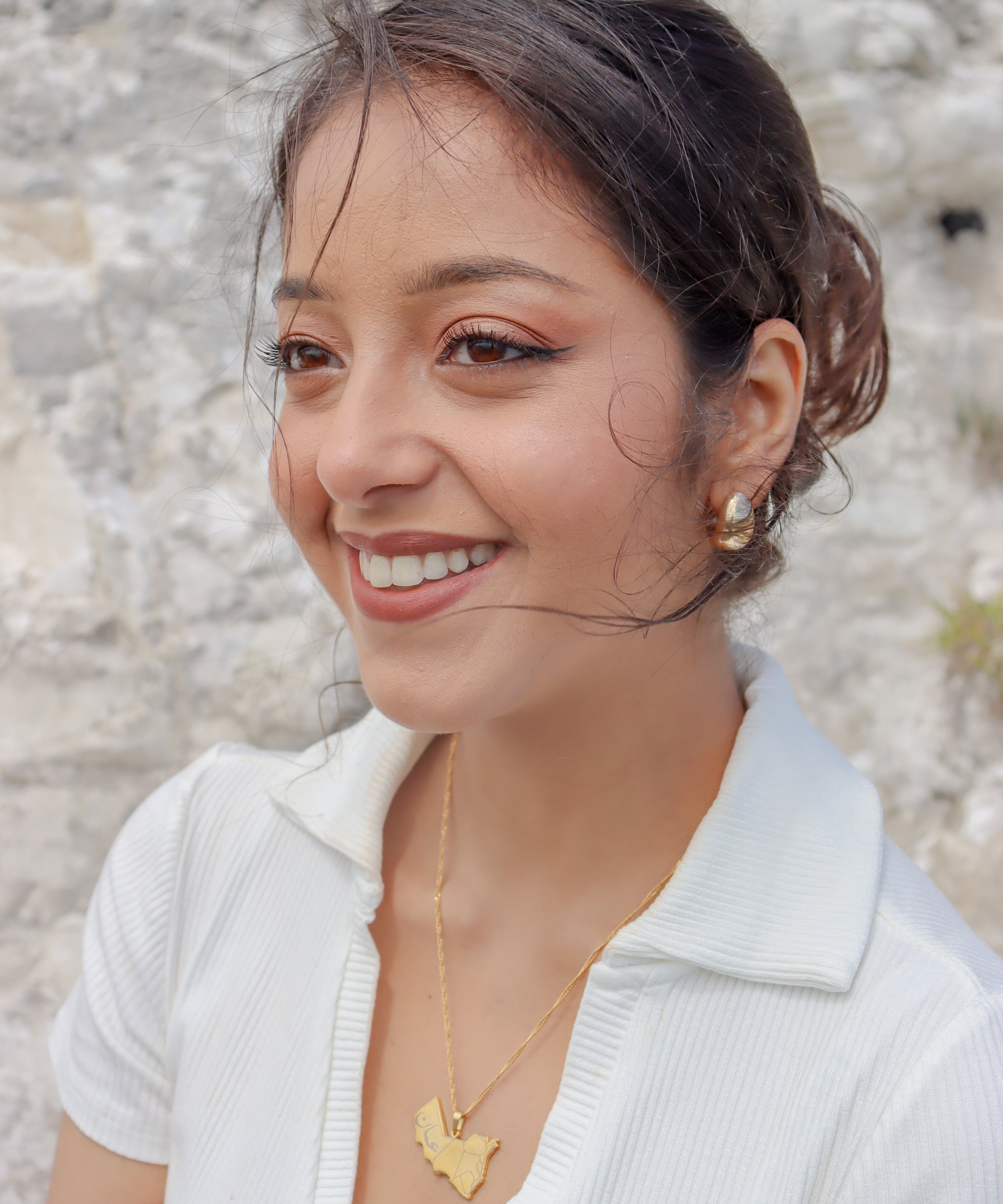 Oman Map Necklace - KIRO UK