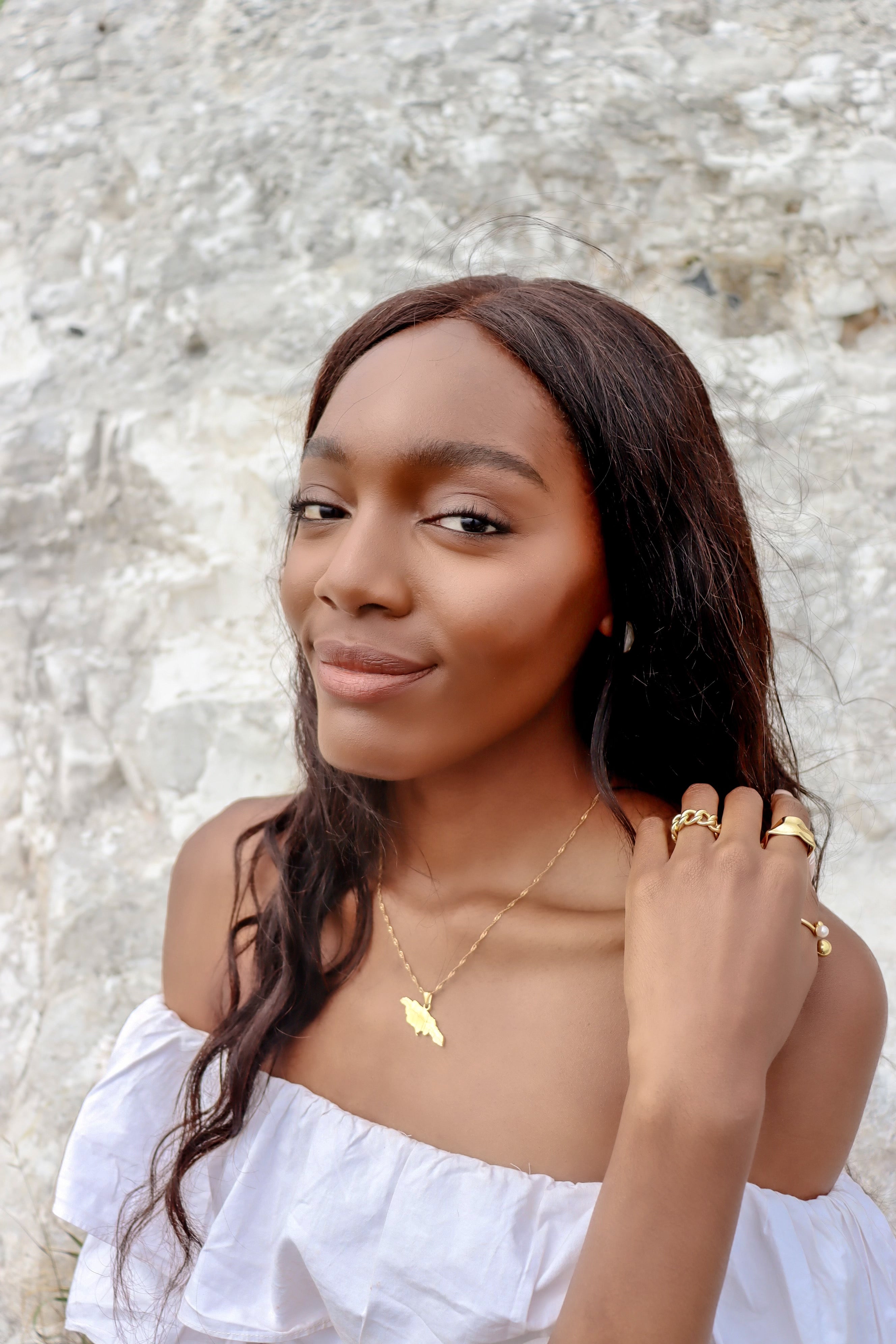 Jamaica Map Necklace - KIRO UK