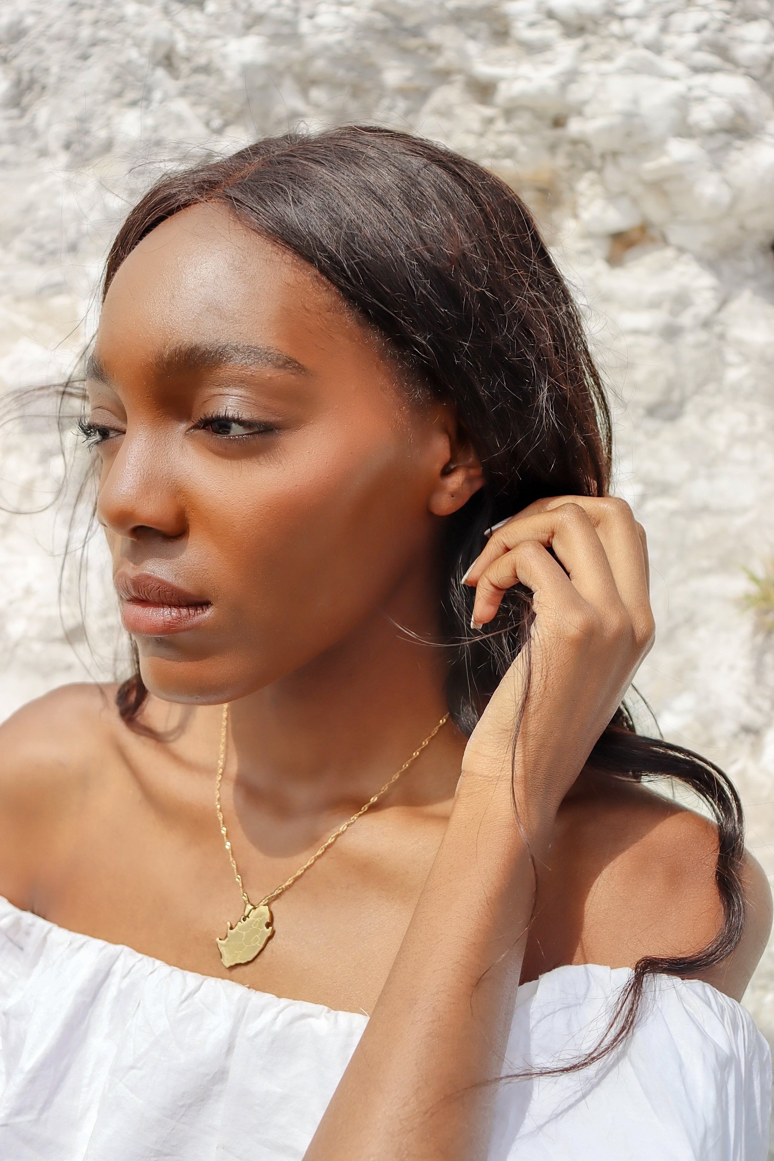 South Africa Map Necklace - KIRO UK