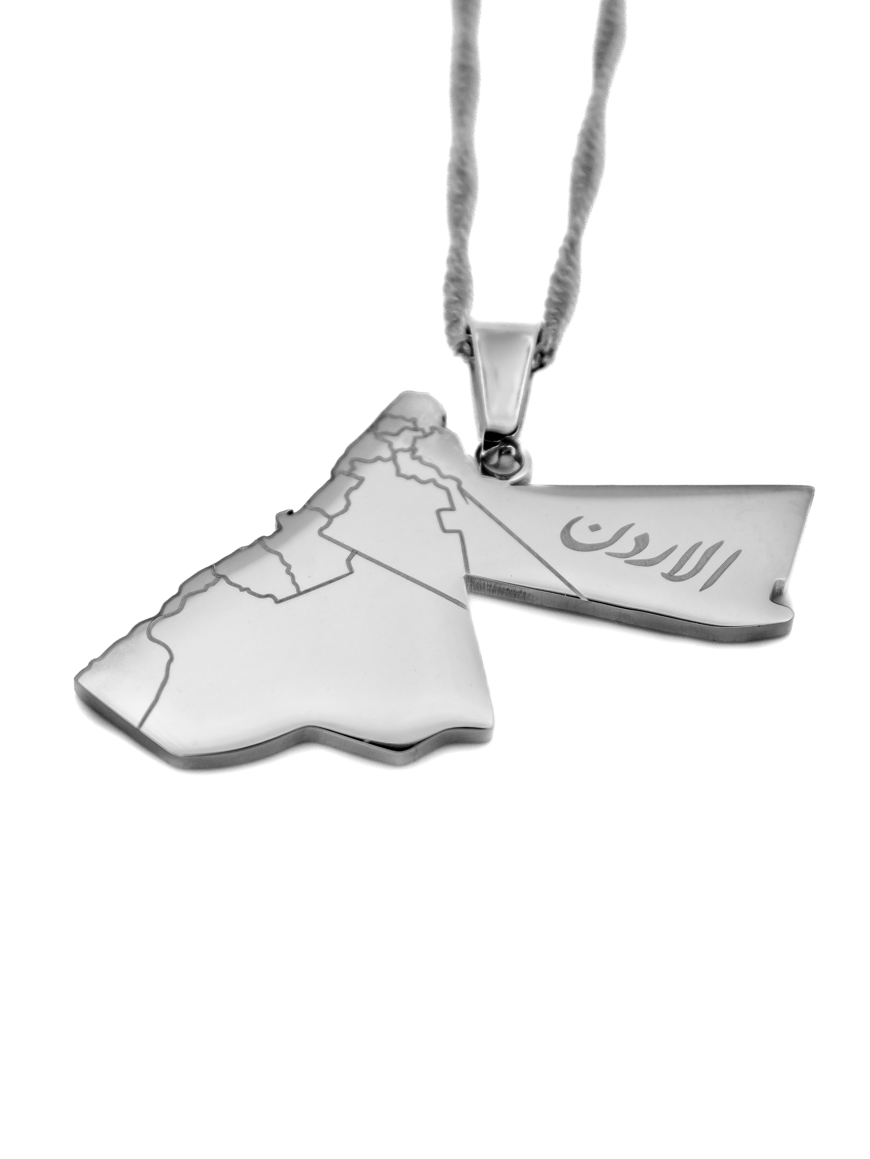 Jordan Map Necklace - KIRO UK