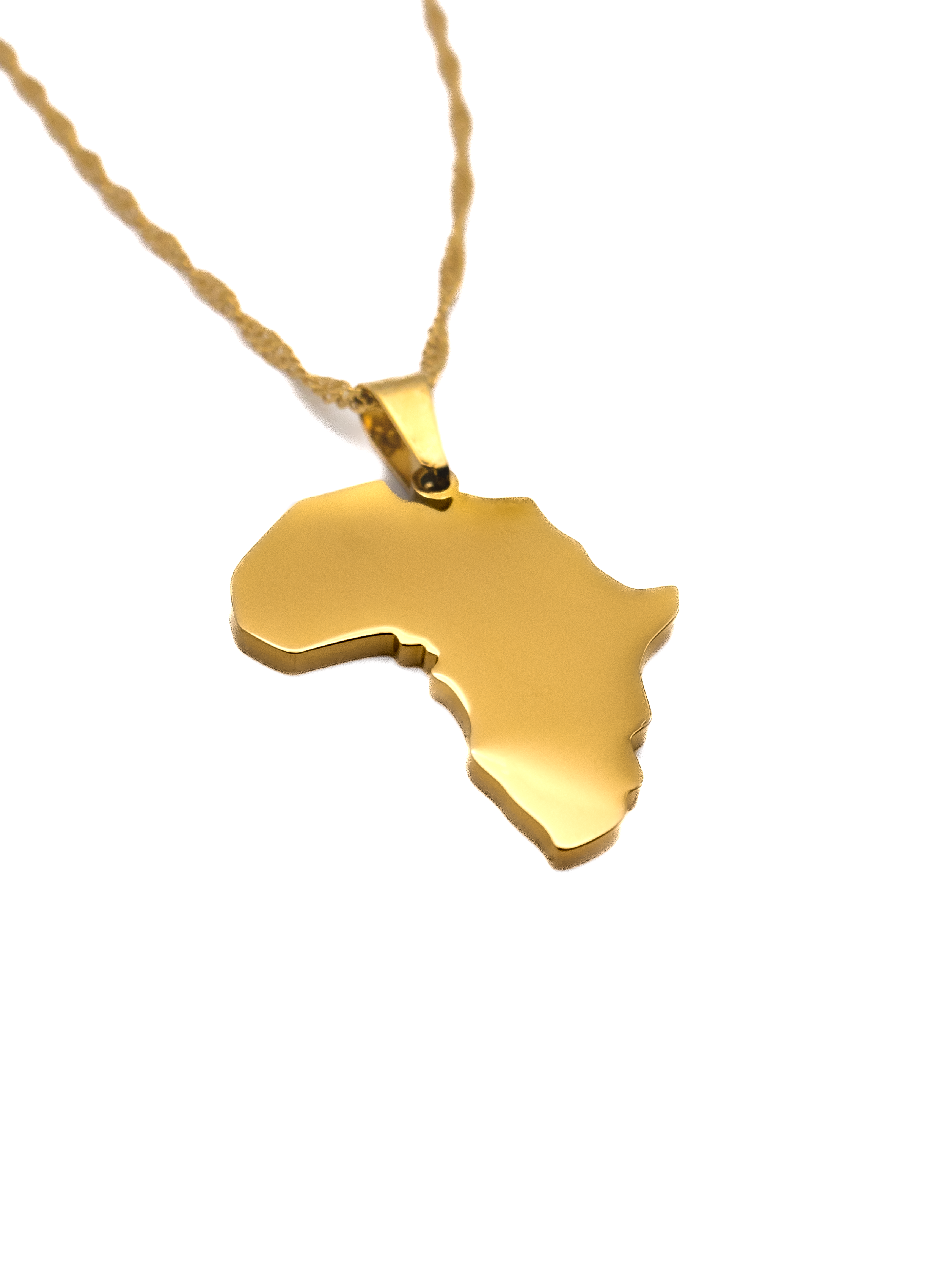 Africa Map Necklace - KIRO UK