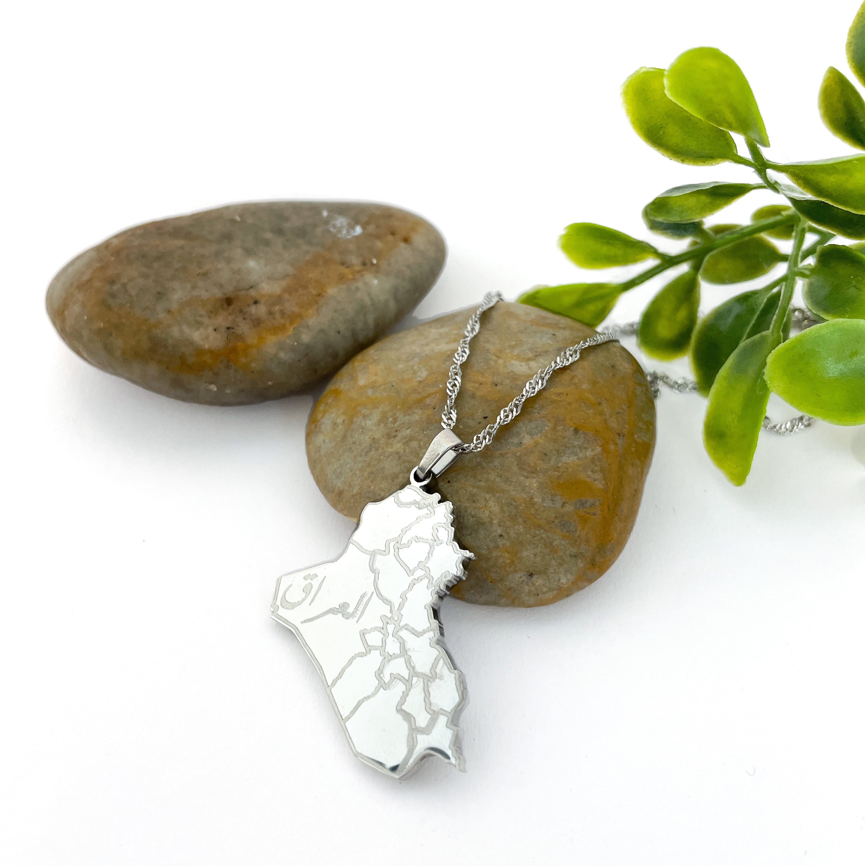 Iraq Country Necklace - KIRO UK
