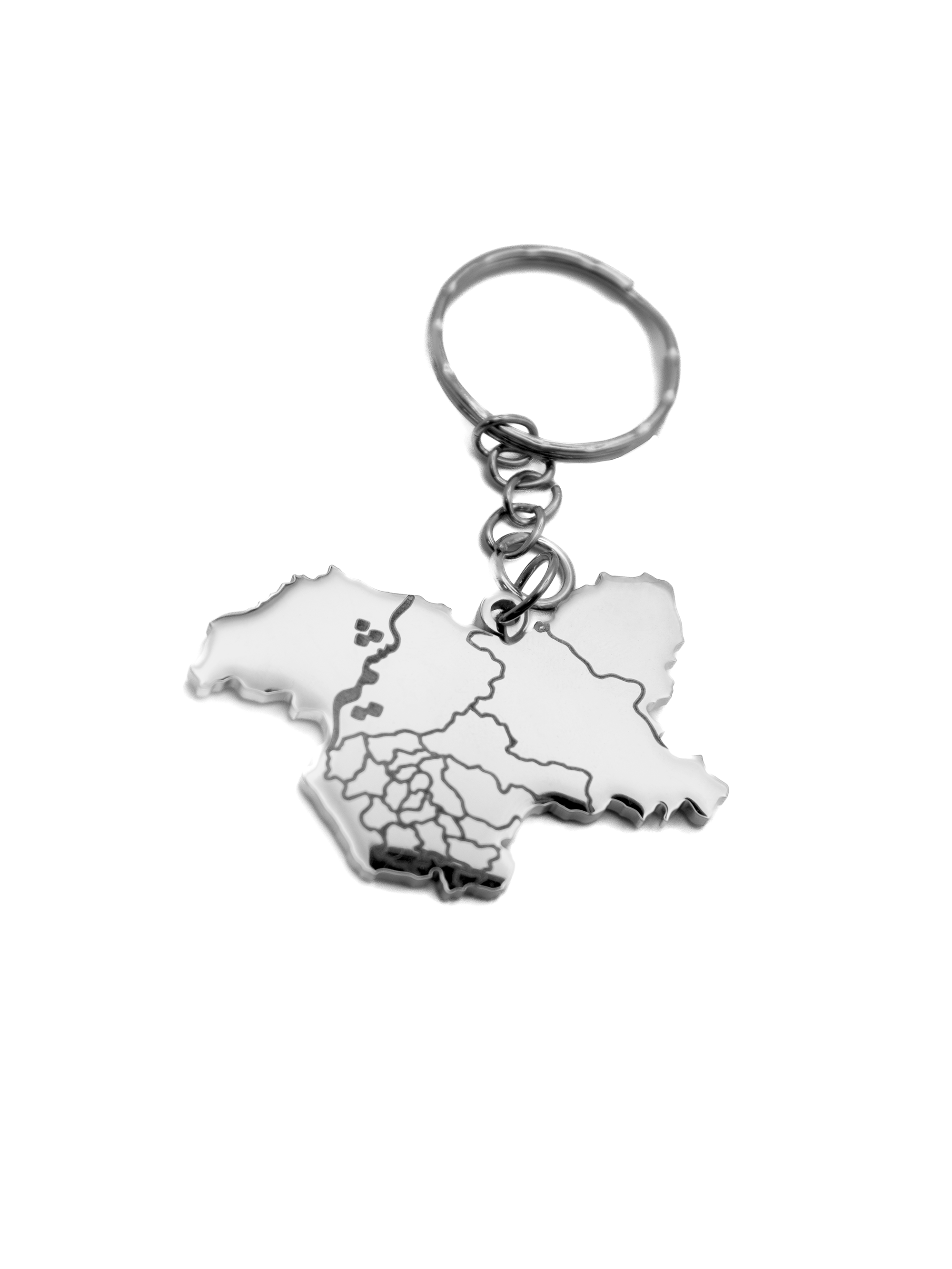 Kashmir Map Keyring - KIRO UK