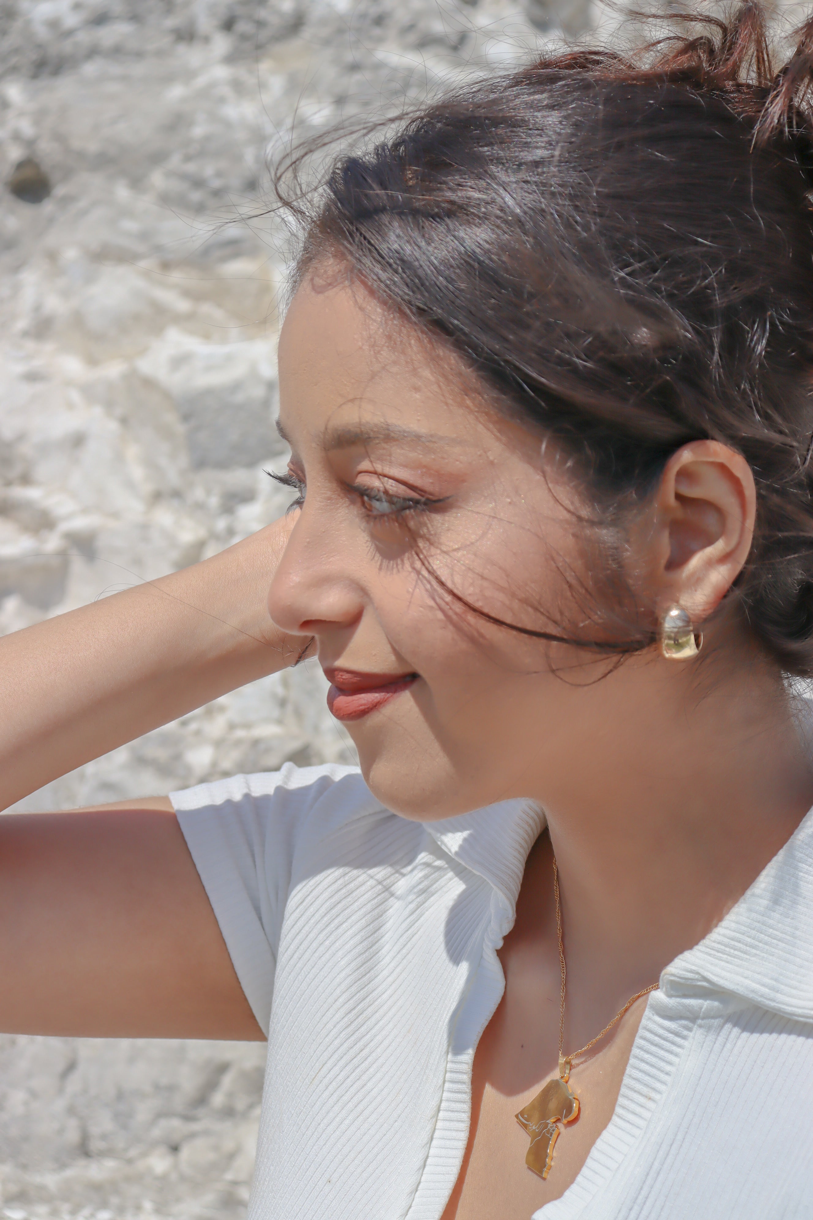 Kuwait Map Necklace - KIRO UK