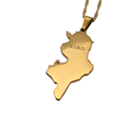 Tunisia Map Necklace - KIRO UK